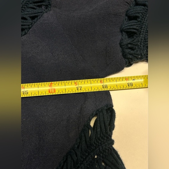 JODIFL Crochet Lace Blue Boho Tunic Top‎ Cover Up Kimono Women’s Small - Picture 7 of 10